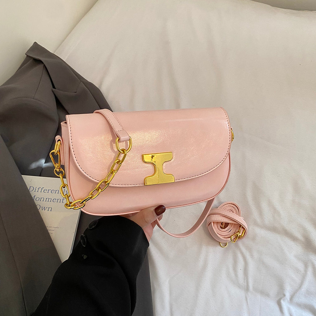 Modern Chic All-Season PU/Artificial Leather/Microfiber Leather Women's Shoulder Bags Other Bags | Color: Pink | Image 1