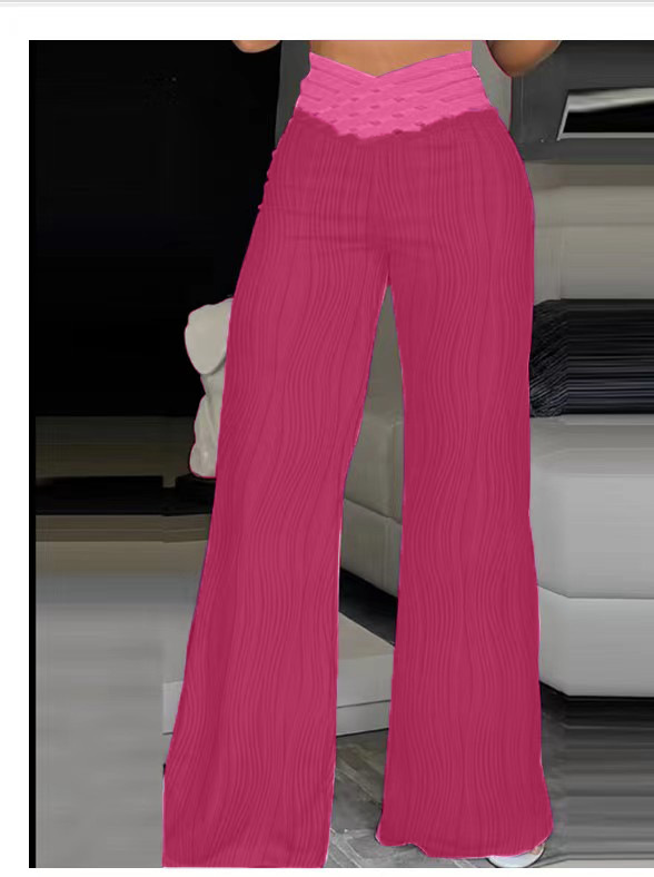 Elegant All-Season Trousers | Color: Rose | Image 1