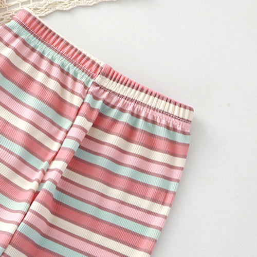 Minimalist Summer 2-Piece Baby Girls' Pajama Set, Ages 3-24 Months | Color: Pink | Image 2