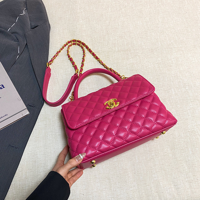 Modern Chic All-Season PU/Artificial Leather/Microfiber Leather Women's Handbags Other Bags | Color: Rose | Image 1