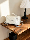 Modern Chic All-Season PU/Artificial Leather/Microfiber Leather Women's Crossbody Bags Other Bags | Color: White | Image 1