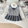 Preppy Winter 3-Piece Girls' Dress Suit, Ages 2-7 | Color: As the Picture | Image 1