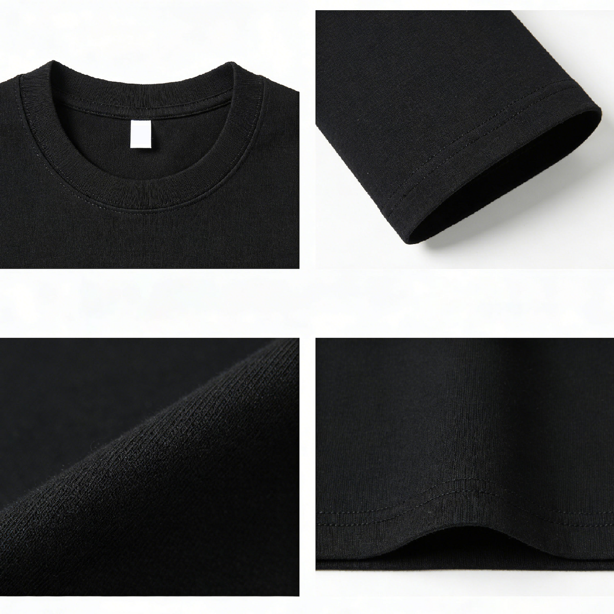 Modern Chic All-Season Casual Sporty Summer Unisex Kids' T-Shirt, Ages 2-9 | Color: Black | Image 2