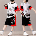 Minimalist Summer 2-Piece Boys' Pants Suit, Ages 4-13 | Color: White | Image 1