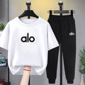 Modern Chic All-Season Minimalist Summer 2-Piece Boys' Pants Suit, Ages 4-14 | Color: White | Image 1