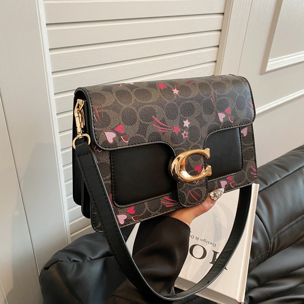 Modern Chic All-Season PU/Artificial Leather/Microfiber Leather Women's Shoulder Bags Other Bags | Color: Black | Image 3