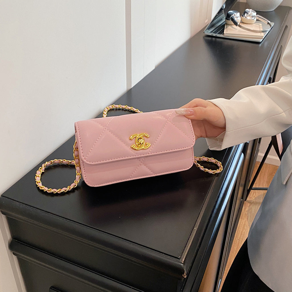 Modern Chic All-Season PU/Artificial Leather/Microfiber Leather Women's Crossbody Bags Other Bags | Color: Pink | Image 2