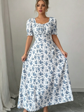 Sweet Feminine Summer A-Line Dress | Color: White | Image 1