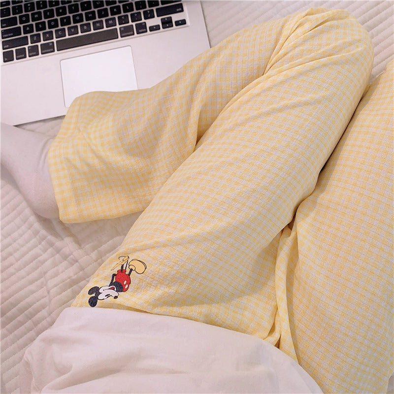Minimalist All-Season Women 's Sleep Bottom | Color: Yellow | Image 1