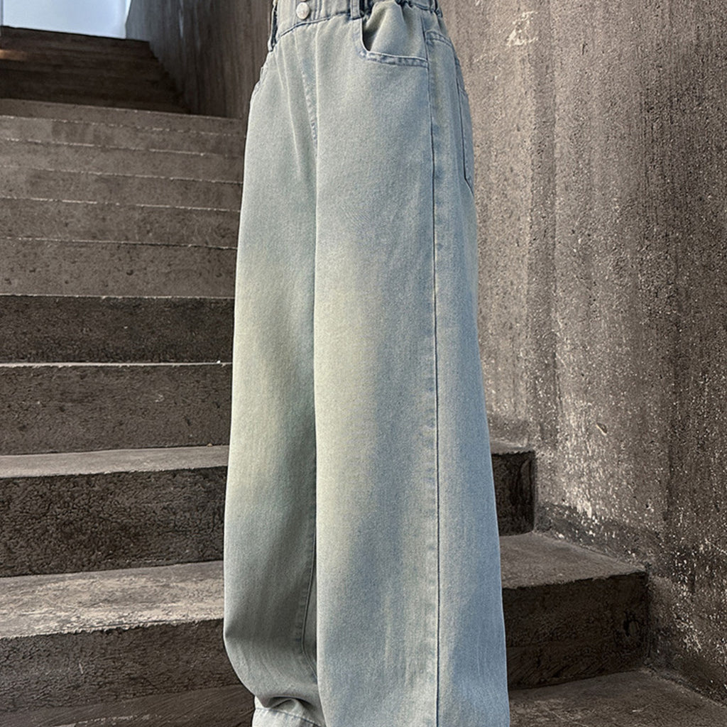 Casual Sporty Spring Girls' Jeans, Ages 4-14 | Color: Blue | Image 3