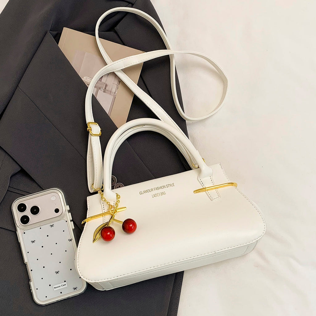 Modern Chic All-Season PU/Artificial Leather/Microfiber Leather Women's Crossbody Bags Other Bags | Color: White | Image 3