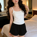 Sweet Feminine Summer 2 Pcs Women 's Sleeveless Sleep Set | Color: Style 2 | Image 1