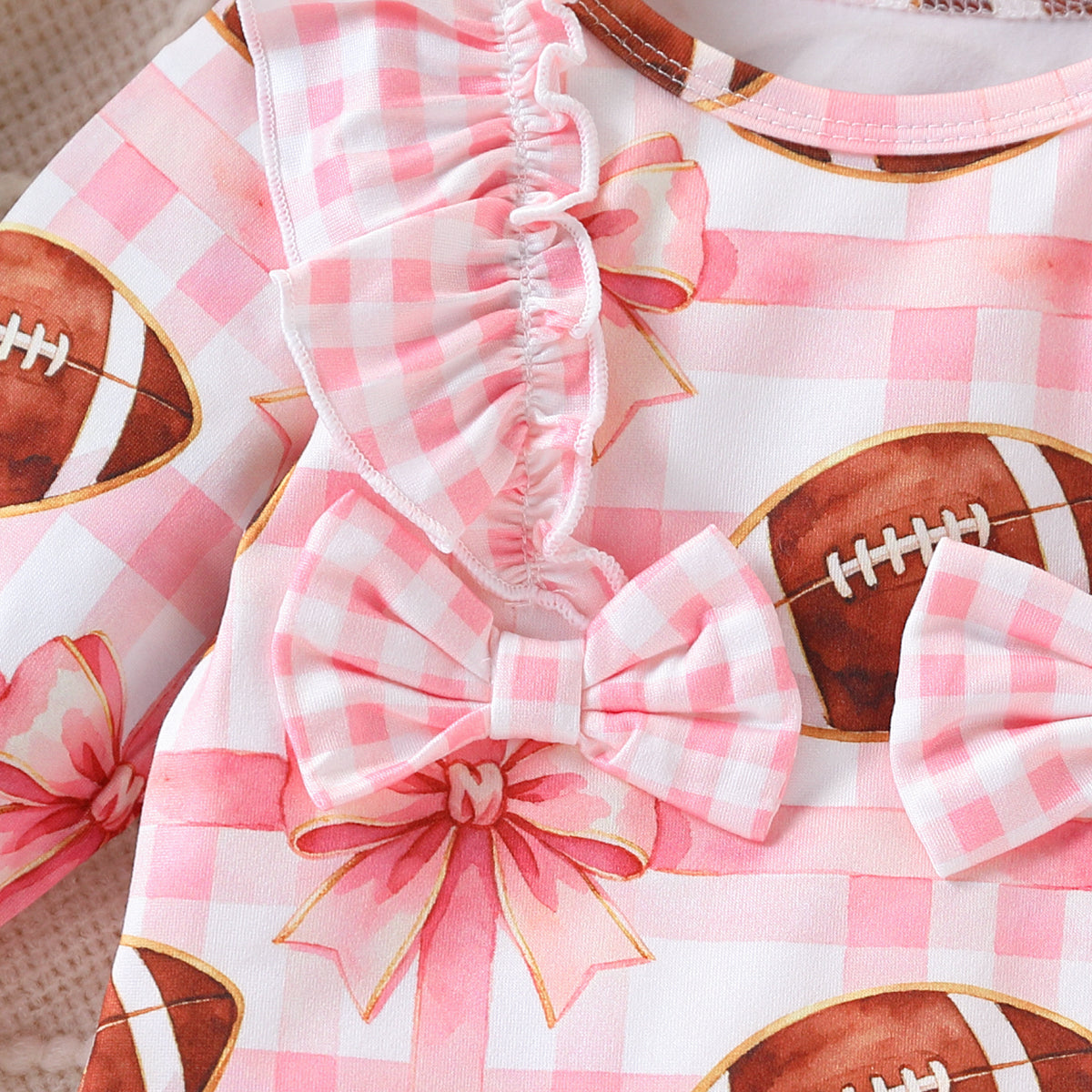 Sweet & Cute Autumn Baby Girls' Jumpsuit, Ages 0-6 Months | Color: Pink | Image 2