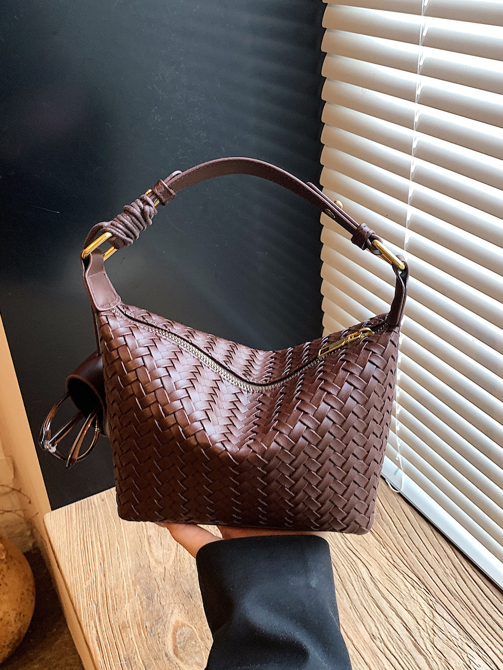 Modern Chic All-Season PU/Artificial Leather/Microfiber Leather Women's Crossbody Bags Other Bags | Color: Coffee | Image 3