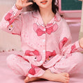 All-Season Sweet & Cute Autumn 2-Piece Girls' Pajama Set, Ages 2-14 | Color: Red | Image 1