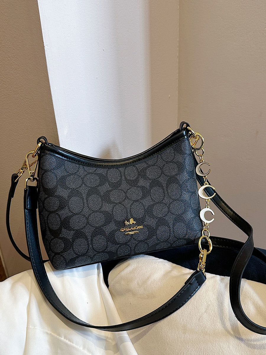 Modern Chic All-Season PU/Artificial Leather/Microfiber Leather Women's Handbags Other Bags | Color: Black | Image 1