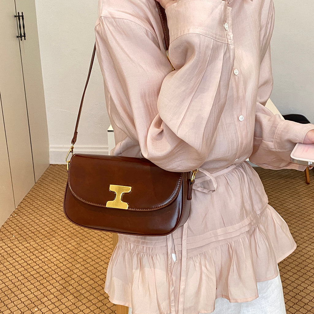 Modern Chic All-Season PU/Artificial Leather/Microfiber Leather Women's Shoulder Bags Other Bags | Color: Brown | Image 2