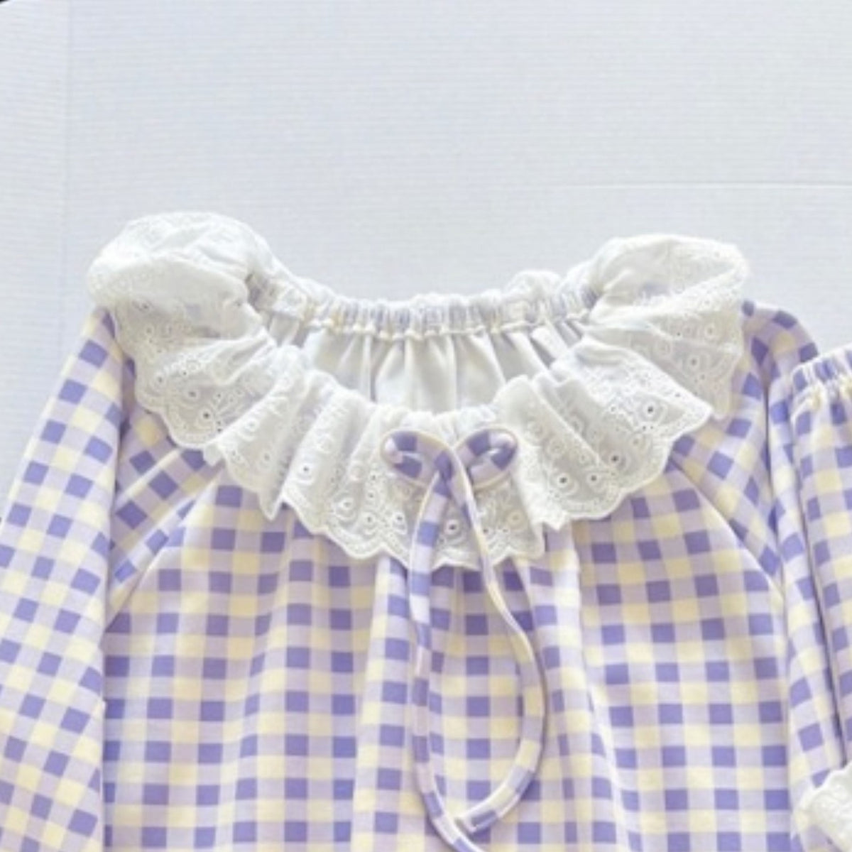 Sweet & Cute Autumn 2-Piece Girls' Pajama Set, Ages 2-14 | Color: Purple | Image 3