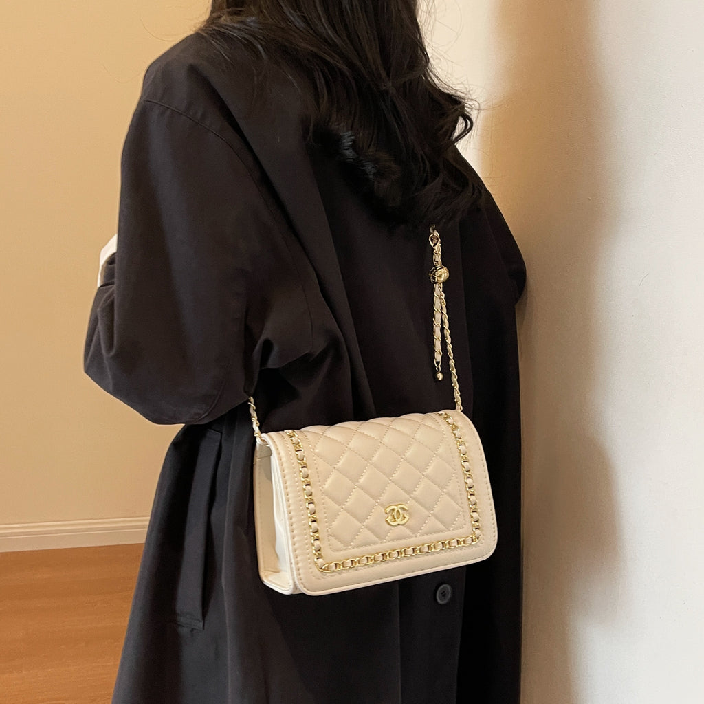 Modern Chic All-Season PU/Artificial Leather/Microfiber Leather Women's Crossbody Bags Other Bags | Color: White | Image 1