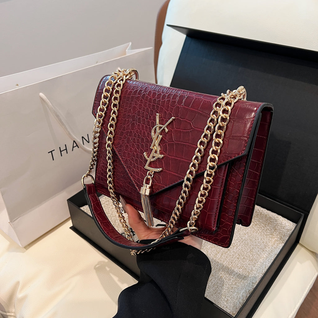 Modern Chic All-Season PU/Artificial Leather/Microfiber Leather Women's Shoulder Bags Other Bags | Color: Red | Image 2