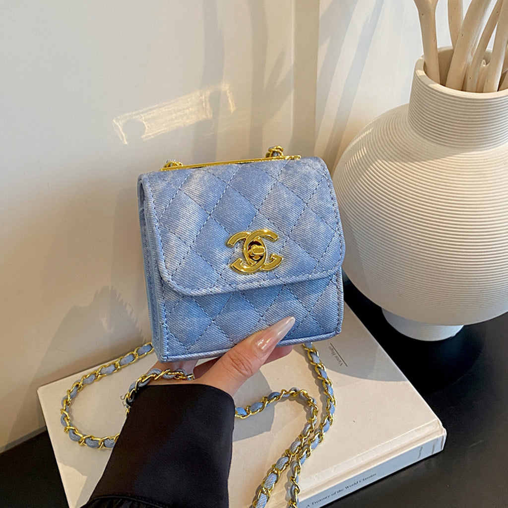 Modern Chic All-Season PU/Artificial Leather/Microfiber Leather Women's Handbags Other Bags | Color: Sky Blue | Image 1