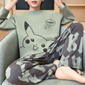 Modern Chic All-Season Casual Sporty Autumn 2-Piece Unisex Kids' Pajama Set, Ages 4-14 | Color: Style 1 | Image 1