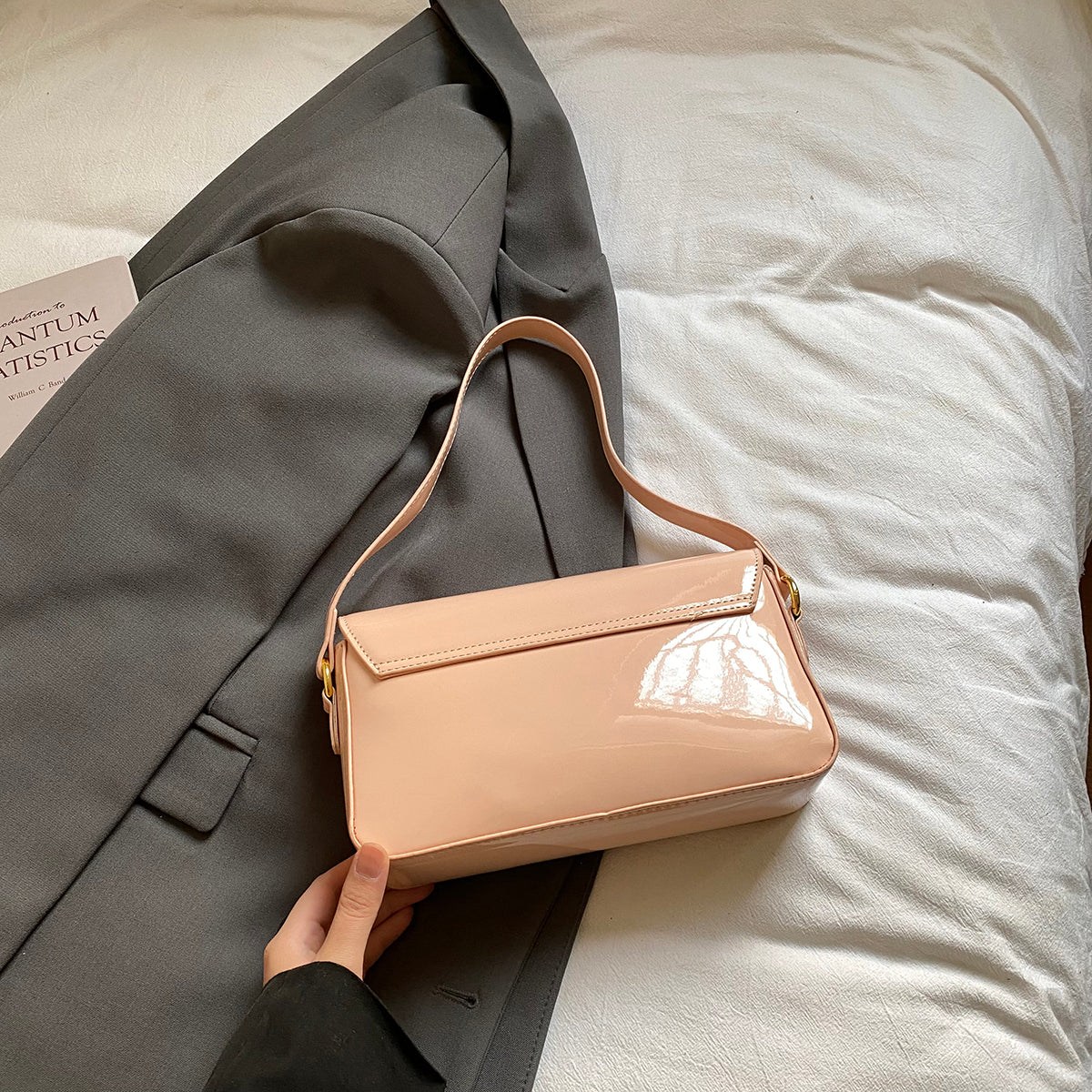 Modern Chic All-Season PU/Artificial Leather/Microfiber Leather Women's Handbags Other Bags | Color: Pink | Image 3