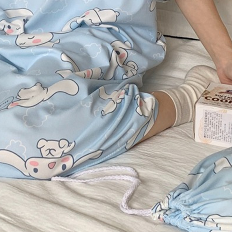 Modern Chic All-Season Sweet Feminine Summer Women 's Short  Sleeve Sleep Dress | Color: Style 5 | Image 3