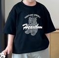 Minimalist Summer Boys' T-Shirt, Ages 2-13 | Color: Black | Image 1
