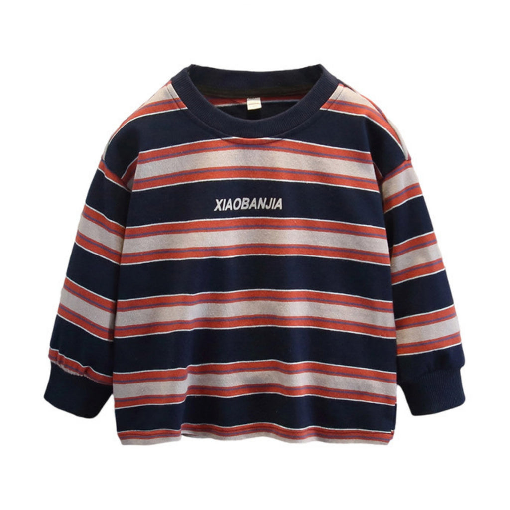 Casual Sporty Spring Boys' Sweatshirt, Ages 2-11 | Color: Red | Image 2
