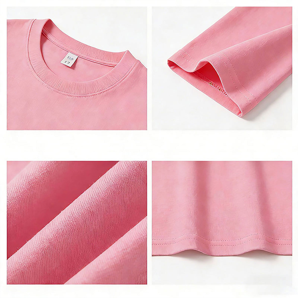 Modern Chic All-Season Casual Sporty Summer 2-Piece Unisex Kids' Pants Suit | Color: Pink | Image 2