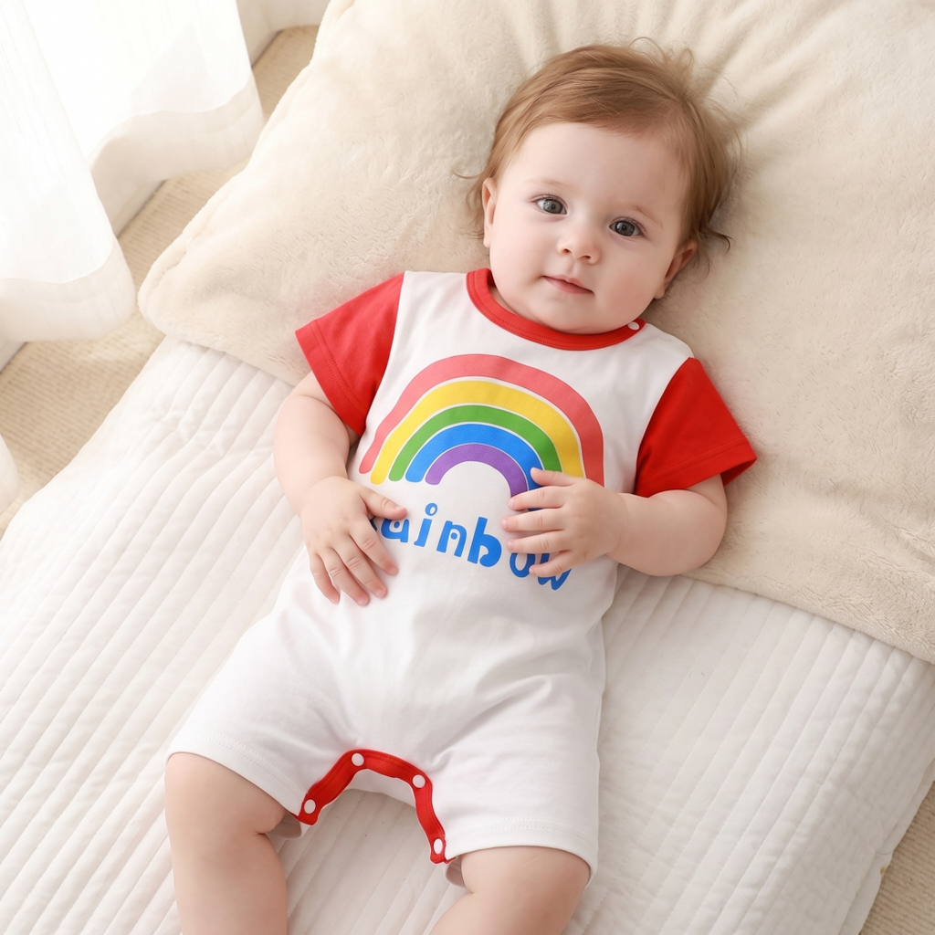 Minimalist Summer Unisex Baby Jumpsuit, Ages 1-24 Months | Color: Style 3 | Image 3