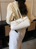 Modern Chic All-Season PU/Artificial Leather/Microfiber Leather Women's Shoulder Bags Other Bags | Color: White | Image 1