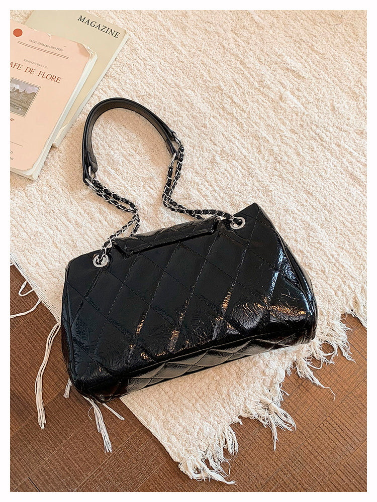 Modern Chic All-Season PU/Artificial Leather/Microfiber Leather Women's Crossbody Bags Other Bags | Color: Black | Image 3