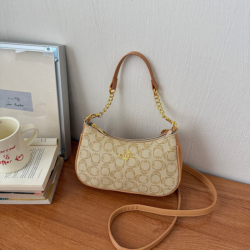 Modern Chic All-Season PU/Artificial Leather/Microfiber Leather Women's Handbags Other Bags | Color: Khaki | Image 1