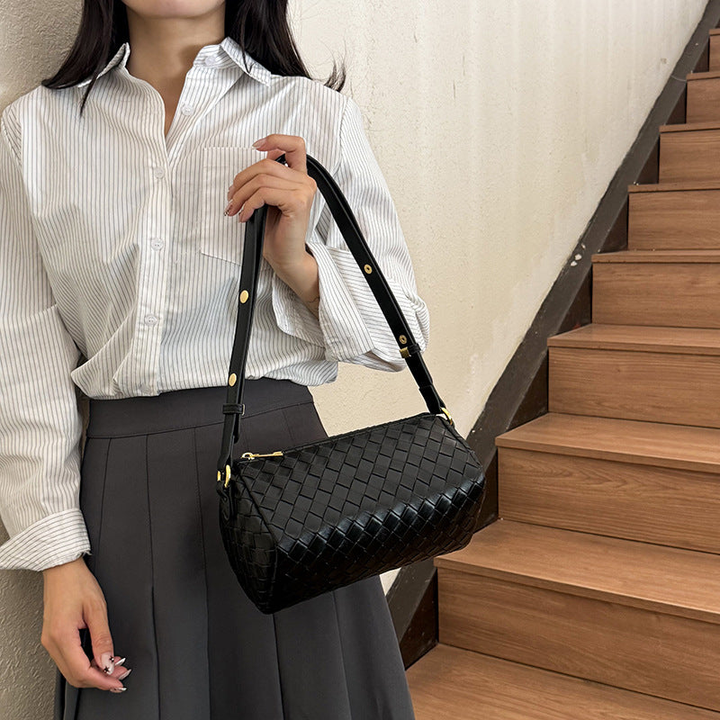 Modern Chic All-Season PU/Artificial Leather/Microfiber Leather Women's Crossbody Bags Other Bags | Color: Black | Image 1