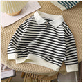 Minimalist Autumn Boys' Sweatshirt, Ages 2-9 | Color: Black | Image 1
