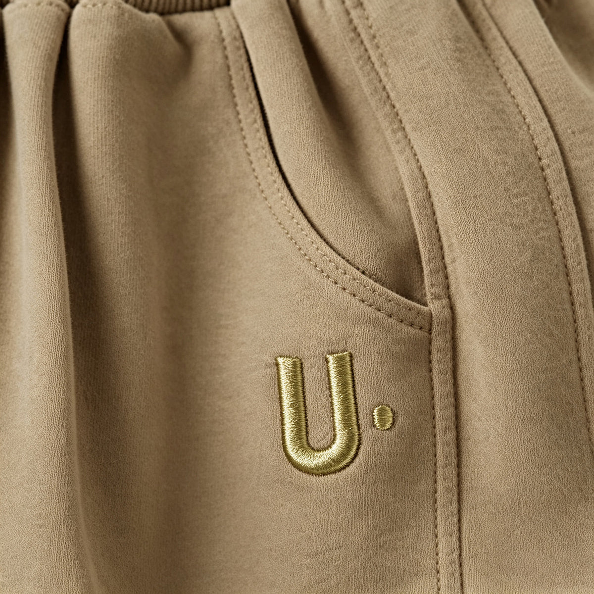 Minimalist Autumn Unisex Kids' Casual Pants, Ages 2-7 | Color: Coffee | Image 2