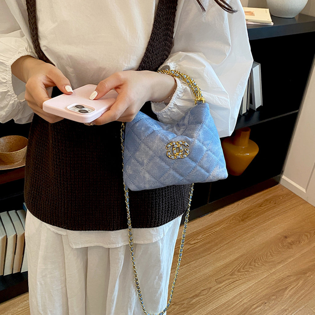 Modern Chic All-Season PU/Artificial Leather/Microfiber Leather Women's Handbags Other Bags | Color: Sky Blue | Image 3