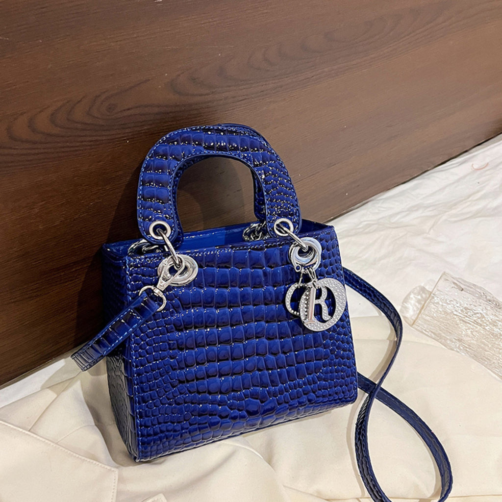 Modern Chic All-Season PU/Artificial Leather/Microfiber Leather Women's Handbags Other Bags | Color: Blue | Image 2