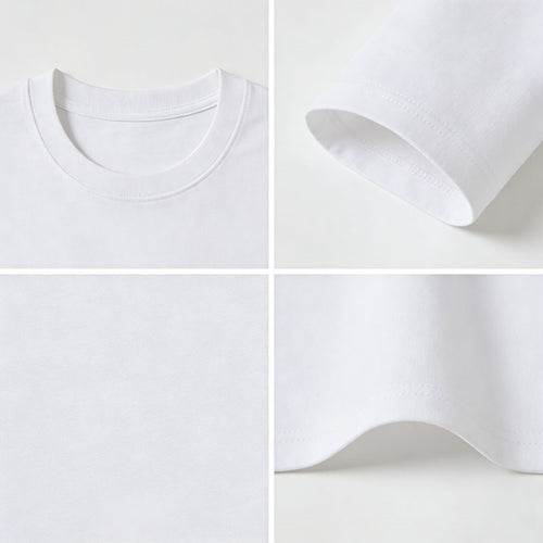 Casual Sporty Summer Unisex Kids' T-Shirt, Ages 2-11 | Color: White | Image 2