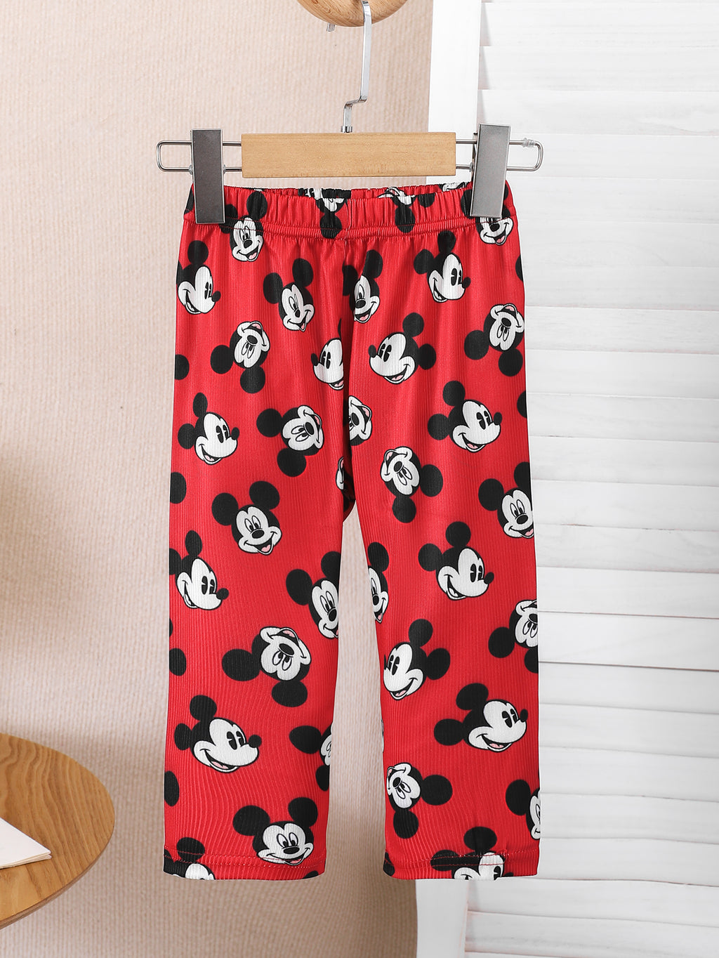 Modern Chic All-Season Casual Sporty Autumn 2-Piece Baby Girls' Pants Suit, Ages 0-24 Months | Color: Red | Image 2