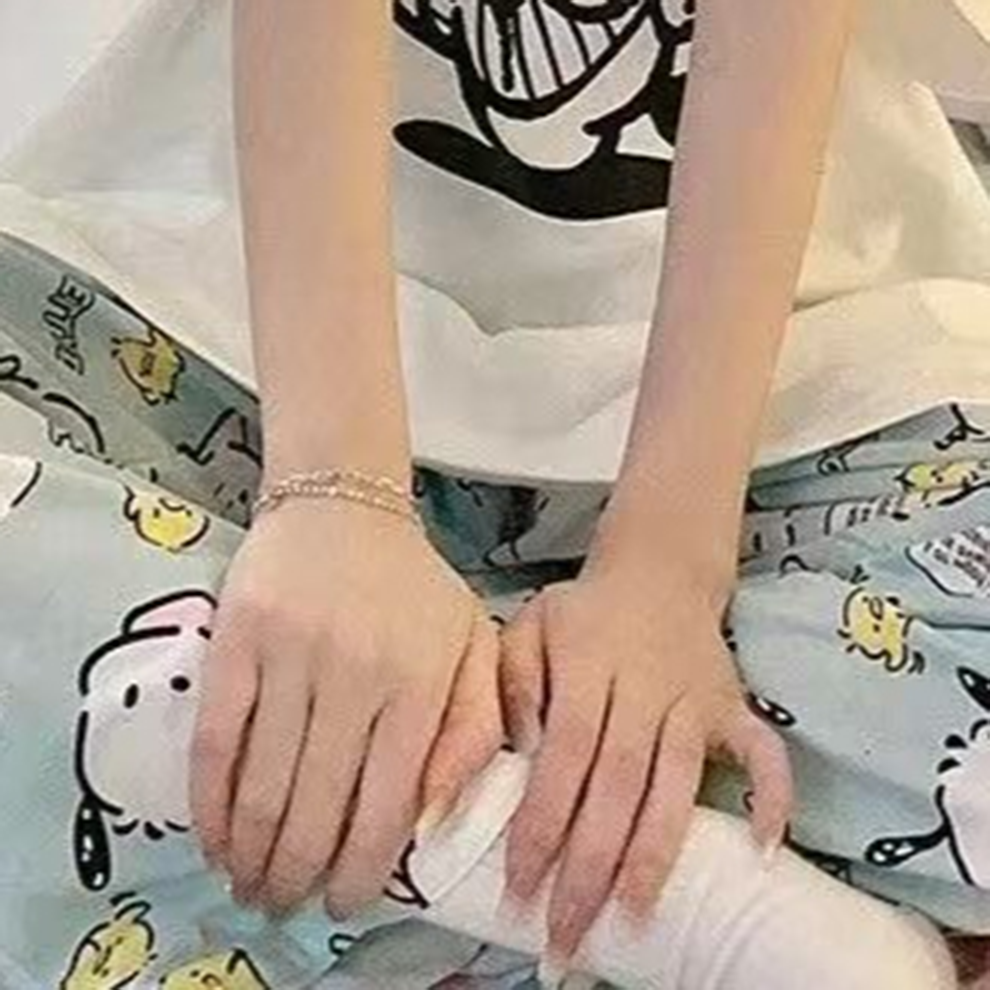 Sweet Feminine Summer 2 Pcs Women 's Short  Sleeve Sleep Set | Color: Style 4 | Image 2