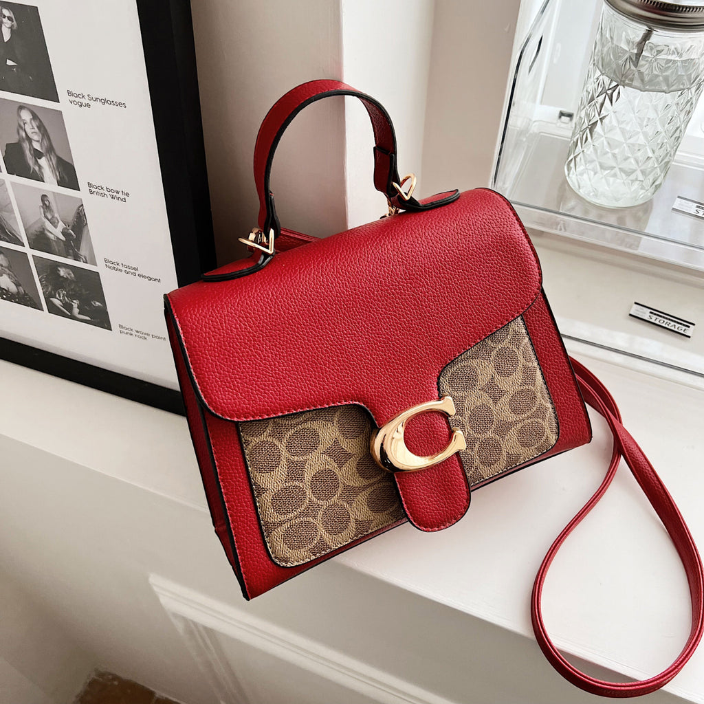 Modern Chic All-Season PU/Artificial Leather/Microfiber Leather Women's Crossbody Bags Other Bags | Color: Red | Image 3
