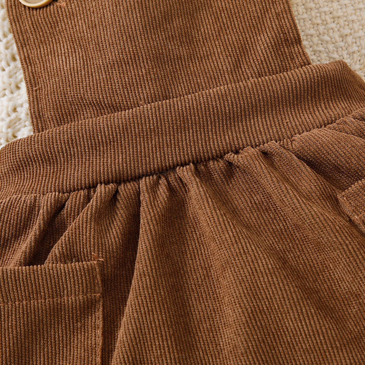 Sweet & Cute Autumn 2-Piece Baby Girls' Dress Suit, Ages 0-24 Months | Color: Flower | Image 2