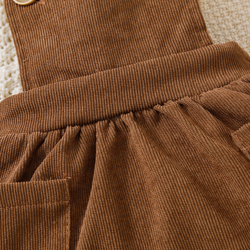 Sweet & Cute Autumn 2-Piece Baby Girls' Dress Suit, Ages 0-24 Months | Color: Flower | Image 2