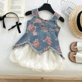 Sweet & Cute Summer 2-Piece Girls' Pants Suit, Ages 2-7 | Color: As the Picture | Image 1