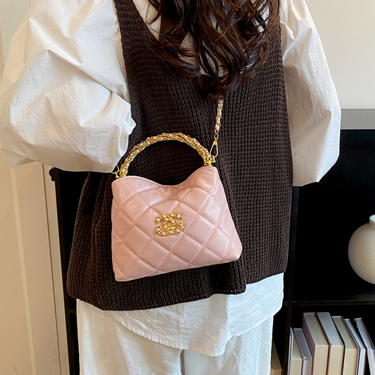 Modern Chic All-Season PU/Artificial Leather/Microfiber Leather Women's Handbags Other Bags | Color: Pink | Image 2