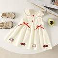Sweet & Cute Summer Baby Girls' Dress, Ages 3-24 Months | Color: White | Image 1