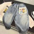 Casual Sporty Autumn Boys' Jeans, Ages 2-9 | Color: Blue | Image 1